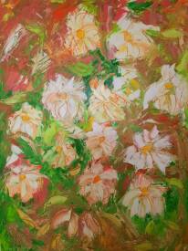 Sandra LAND - Pluie caresse Rosier...