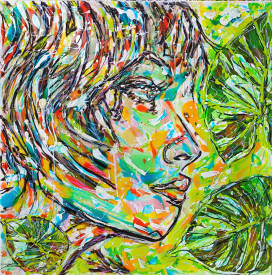 Karine LANGEVIN - KJL - Green Karine Langevin KJL 100x100cm 2021.jpg