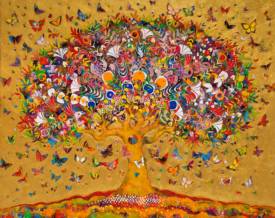 Jean François LARRIEU - gold tree 140cmx114cm 2018.jpg