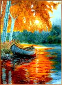 Monique LAVILLE - LA BAQUE EN AUTOMNE   73 x 54   2025.jpg