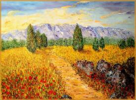 Monique LAVILLE - CHEMIN DE LA STE VICTOIRE   73 x 54   2026.jpg