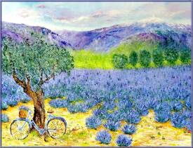 Monique LAVILLE - LES LAVANDES DU VENTOUX   73 x 54   2025.jpg