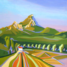 Jean Noël LE JUNTER - Le Pic Saint-Loup 2025-huile-Le Junter.JPG