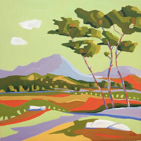 Jean Noël LE JUNTER - ● Le Pic Saint-Loup au  Triadou- huile-Le Junter.JPG