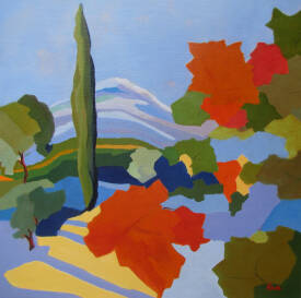 Jean Noël LE JUNTER - ● Vignoble du Pic Saint-Loup,huile-Le Junter.JPG
