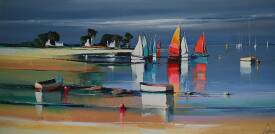 Eric LE PAPE - 4605 - L'école de la plage - 60x120.jpg