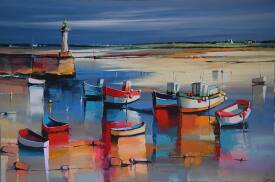Eric LE PAPE - 4647 - Sous le phare de Moguériec - 100x150.jpg