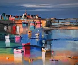 Eric LE PAPE - 4646 - Roscoff l'estacade - 100x120.jpg