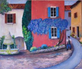 Marc LEJEUNE - vieux  village  provençal