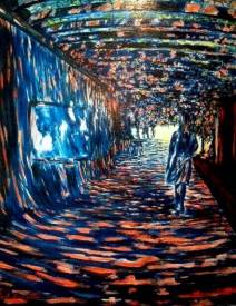 Jean Paul LEMESLE - le tunnel,huile,30P.jpg