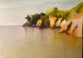 Nicole Anne LEROUX - les falaises