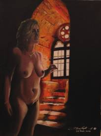 Christian LEROY NAPOLI - Ange au château 30 x 40- 28 mars.jpg