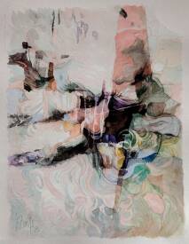 Francis LUCAS - Le Vieil Homme et la Mer 70 x 50 cm Aquarelle.jpg