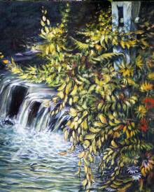 Francis LUCAS - LA CHUTE D'EAU .JPG