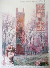 Francis LUCAS - La Pile de Cinq Mars Façade Nord 2017  Aquarelle 70 x 50 cm.jpg  450 €