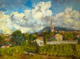 Justyna LUDORF - Le Mont Ventoux dans les Nuages"