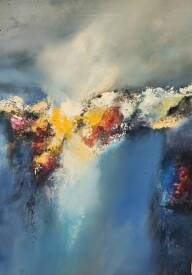 Lysiane Portal - Lys - magie des flots 50x70 cm.jpg