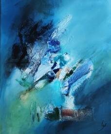 Lysiane Portal - Lys - Bleu, encore   50x60cm.jpg