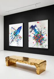 Stéphanie MACKENZIE - SONIC FLARE (Left) SONIC RAIN (Right)