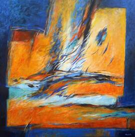 Magdalena MALER - 2024 MALER Parcours solitaire X 120 x 120cm Acryl sur toile.jpg