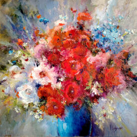Iryna MALYNOVSKA - Harmonie Florale Éclatante