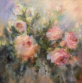Iryna MALYNOVSKA - 5523 Roses dans la Brume
