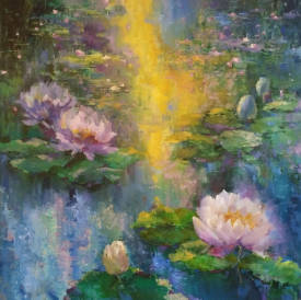 Iryna MALYNOVSKA - Rayons de Lumière sur les Nénuphars