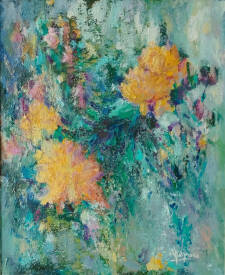 Iryna MALYNOVSKA - Vivacité floral en abstraction
