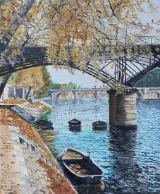 Christian MANICOURT - Pont des Arts en automne