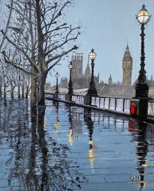 Christian MANICOURT - Londres, bords de Tamise