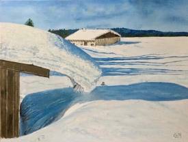 Christian MANICOURT - Haut-Doubs sous la neige