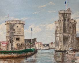 Christian MANICOURT - La Rochelle - Entrée du Port