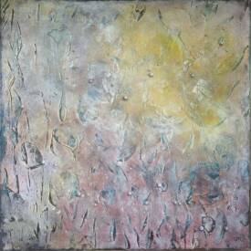 Emmanuelle Gaillard - Manou - Baigné de lumière 90x90.jpg