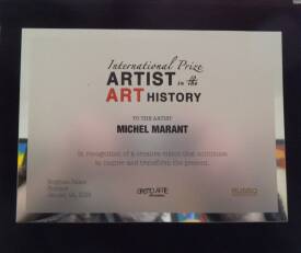 Michel MARANT - Prix International  Artiste dans l'histoire de l'art