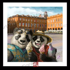 Coralie MARCADIER - PANDA TOULOUSE, peinture digitale Serie 30 ex.jpg