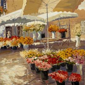 Michel MARGUERAY - Marché aux fleurs Aix en Provence 70x7017833-min.jpg