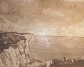 Paul MARRE - 100 etretat 2 92x73.JPG