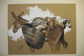 Patrick MARTIN - Transport en commun. Plume et lavis. 30x40.jpg