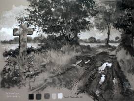 Patrick MARTIN - Je Croix aux gris-gris. Fusain. 50x65.jpg
