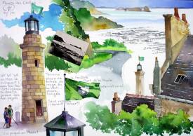 Patrick MARTIN - J'ai piqué un phare. Aquarelle. 30x40.jpg