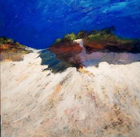 Marie-Pierre MAURER - Coup de soleil sur la dune ( Bois-Plage-en-Ré) ile Ré