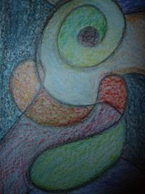 Michel MAURY - PELOTE PASTEL GRAS SUR PAPIER 297X210CM  MAURY.JPG