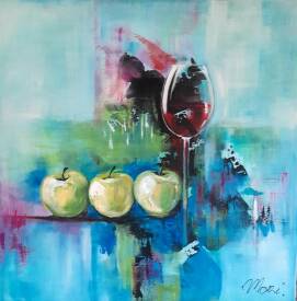 Myriam MAURY - Still life 3 Pommes vertes.jpe