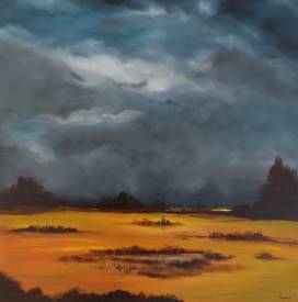  MESKAR - Chatoyance - huile sur toile 80x80.JPG