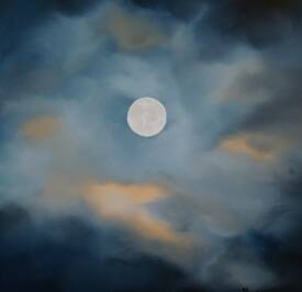  MESKAR - Lune des neiges - huile sur toile 40x40 .jpg
