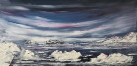 Jean Pierre MIGNAN - MER GLACIALE huile sur toile 40x80 Inv 2023_010061.jpg