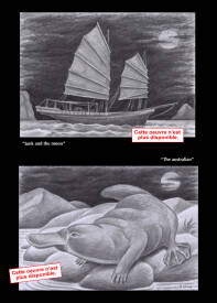 Calogero-Lilo dit Mister Lilo - junk and the moon  -  The australian  ("Stolen works" Collection)