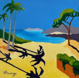 Virginie Monange - Paysage palmiers peinture à l'huile de Virginie Monange peintre.jpeg