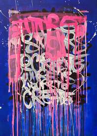 Edwige MOREL - FUTURE IS YOURS TO CREATE 95X70CM 