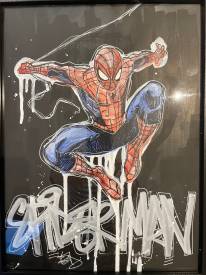 Edwige MOREL - SPIDERMAN 30X40CM.JPG